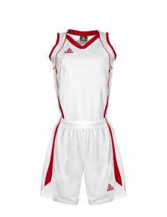 12er Satz PEAK Damen Trikotsets weiß/rot