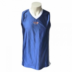 Frontansicht navy Basketballtrikot