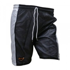 Frontansicht Basketballhose schwarz/wei