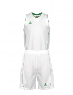 12er Satz PEAK Herren Trikotsets weiß/grün