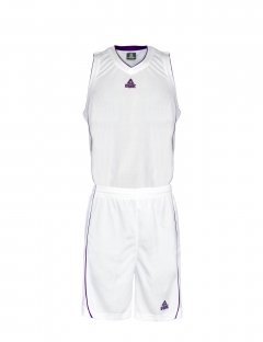 4er Satz PEAK Herren Trikotsets weiß/violett