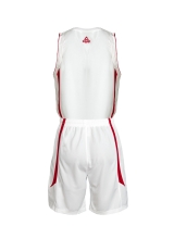 12er Satz PEAK Herren Trikotsets weiß/rot