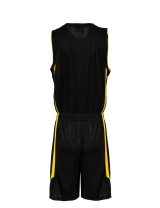 4er Satz PEAK Herren Trikotsets schwarz/gelb