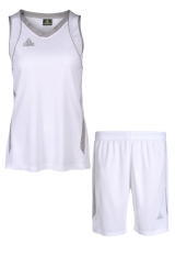 12er Satz PEAK Damen Trikotsets weiß/silber