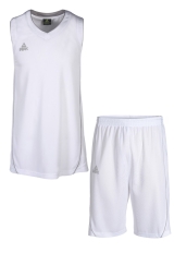 12er Satz PEAK Herren Trikotsets weiß/silber