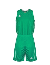 12er Satz PEAK Herren Trikotsets grün/weiß