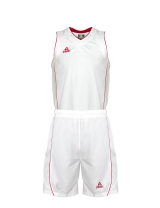 12er Satz PEAK Herren Trikotsets weiß/rot