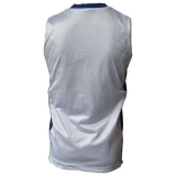 Rückansicht  weiß/navy Basketballtrikot